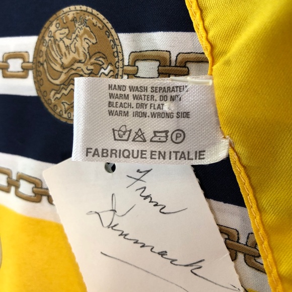 NWT Nautical Old World Italian Scarf 34”x34” - Picture 5 of 12